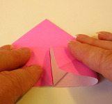 Origami Heart Step 8a