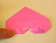 Origami Heart Step 13