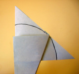 Origami Morning Glory Cut Step 3