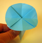 Origami Morning Glory Cut Step 11