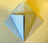 Origami Morning Glory Step 4