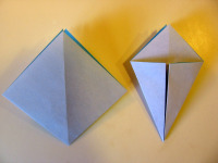 Origami Morning Glory Step 5