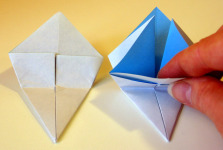 Origami Morning Glory Step 7