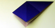 origami square base step 5