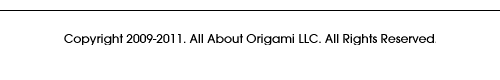 footer for origami page